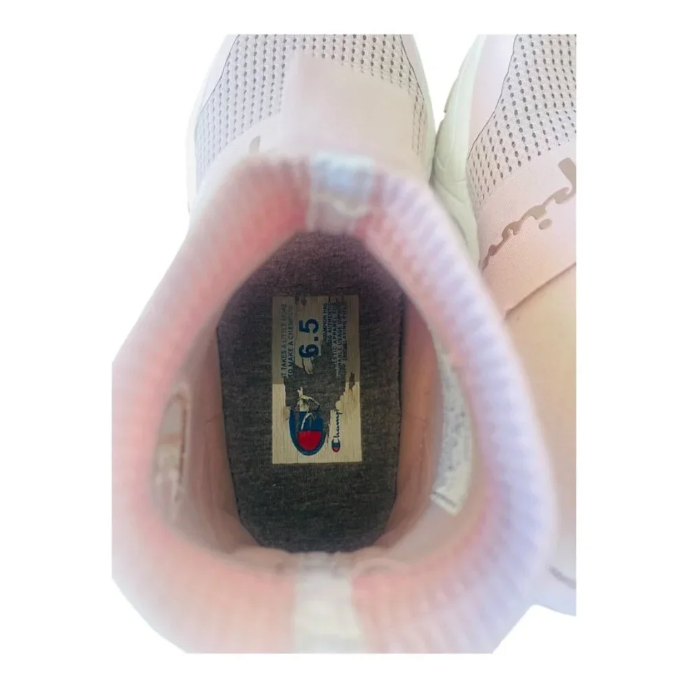 Pink Champion Meloso Rally Pro shoes athletic wear sneakers size 6.5 - Picture 12 of 15